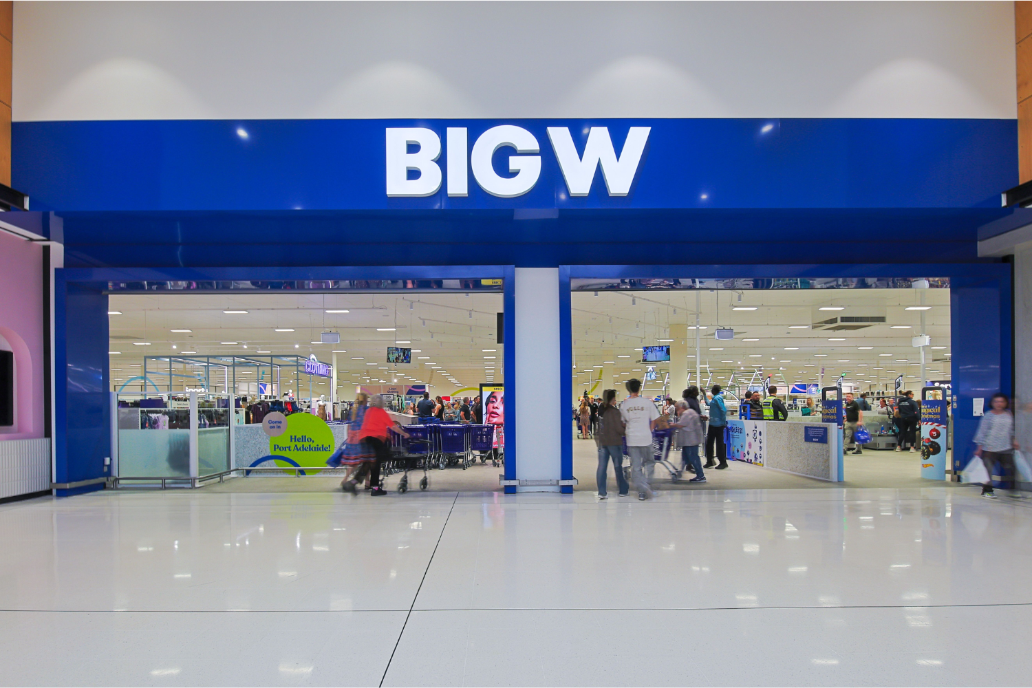 Big W Entrance