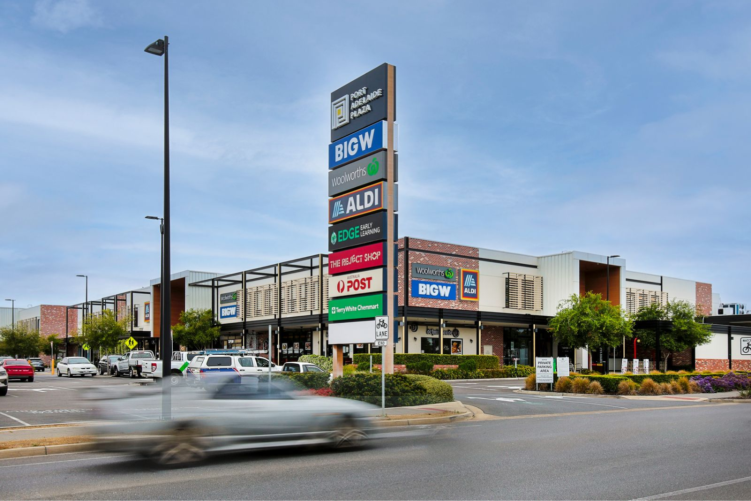 Port Adelaide Plaza Entry 
