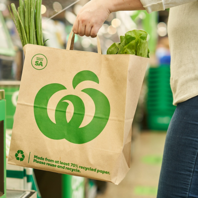 Woolworths shopping bag